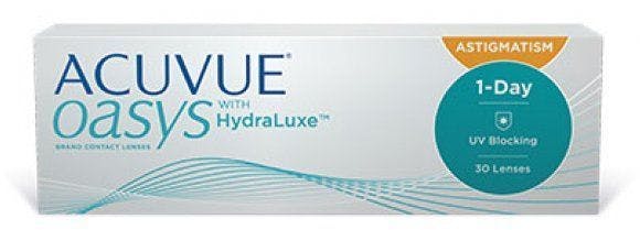 ACUVUE OASYS with HydraLuxe contact lenses