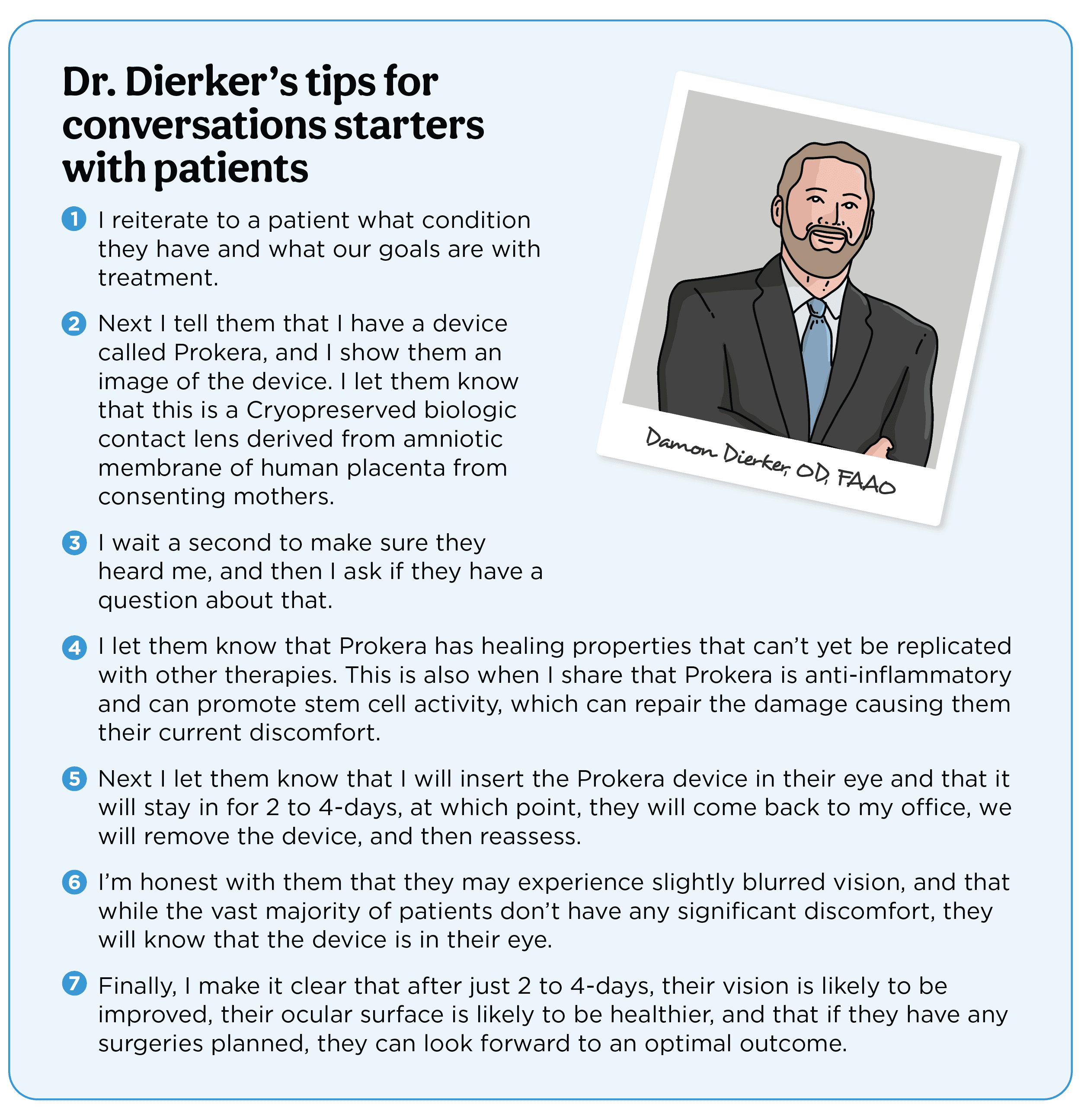 Dr. Dierker's tips