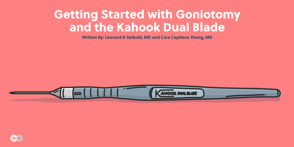 Getting Started with Goniotomy and the Kahook Dual Blade
