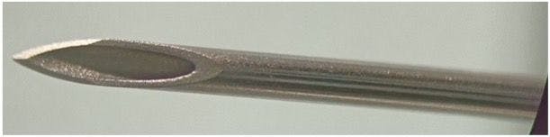 23-gauge needle
