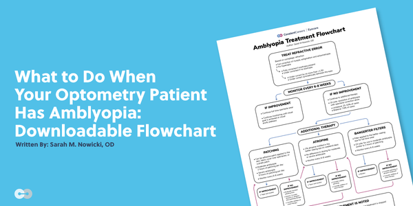 What to Do When Your Optometry Patient Has Amblyopia: Downloadable Flowchart