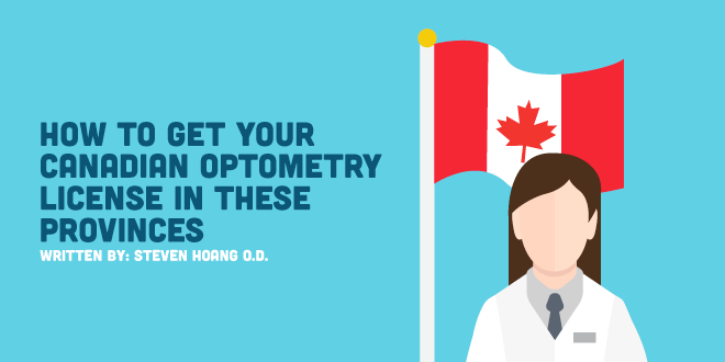 How To Get Your Canadian Optometry License In These Provinces
