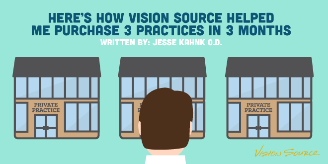 Here's How Vision Source Helped Me Purchase 3 Practices in 3 Months
