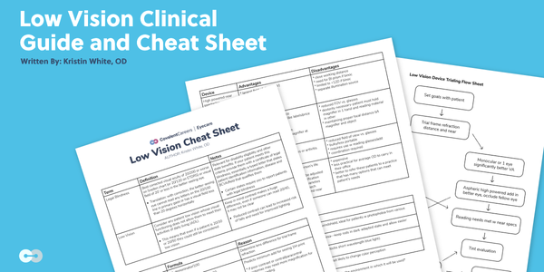 The Optometrist's Low Vision Guide and Clinical Cheat Sheet