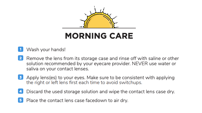 Morning Care GP Lenses Patient Handout Preview